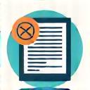 Icon of a magnifying glass over a document